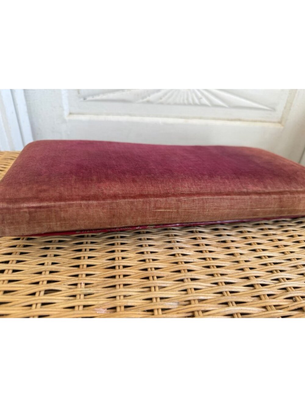Antique 1880s Red Celluloid Velvet Photo cabinet Album - Picture 4 of 12